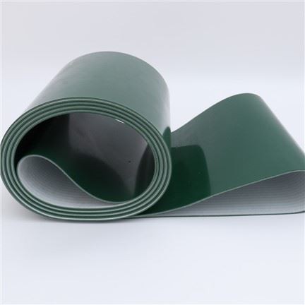 Belt Cludo Fflat PVC tynnol uchel